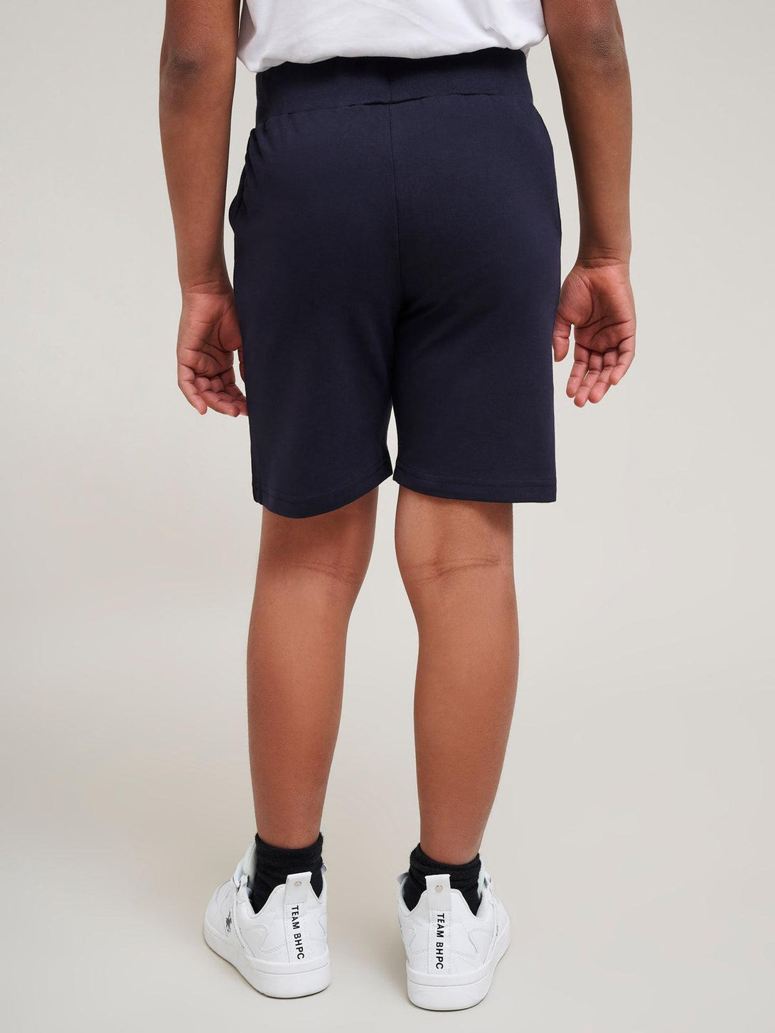 Beverly Hills Polo Club UK-JUNIOR POLO PONY FLEECE SHORTS NAVY