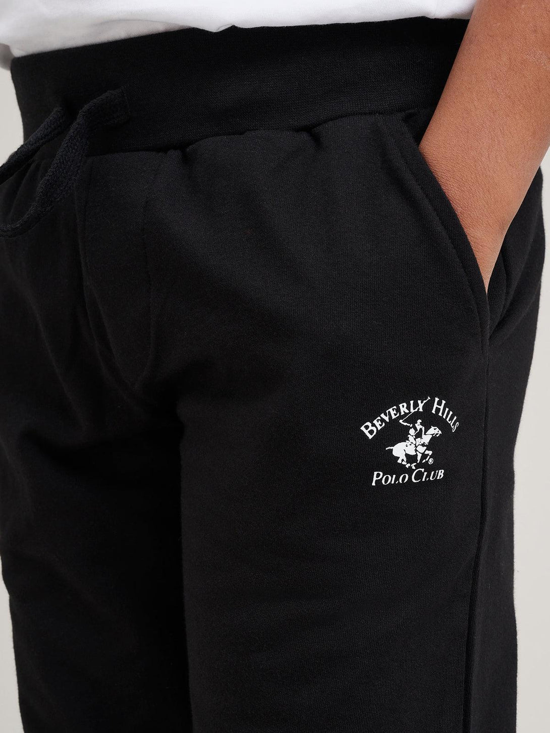 Beverly Hills Polo Club UK-JUNIOR POLO PONY JOGGERS BLACK