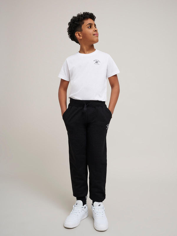 Beverly Hills Polo Club UK-JUNIOR POLO PONY JOGGERS BLACK