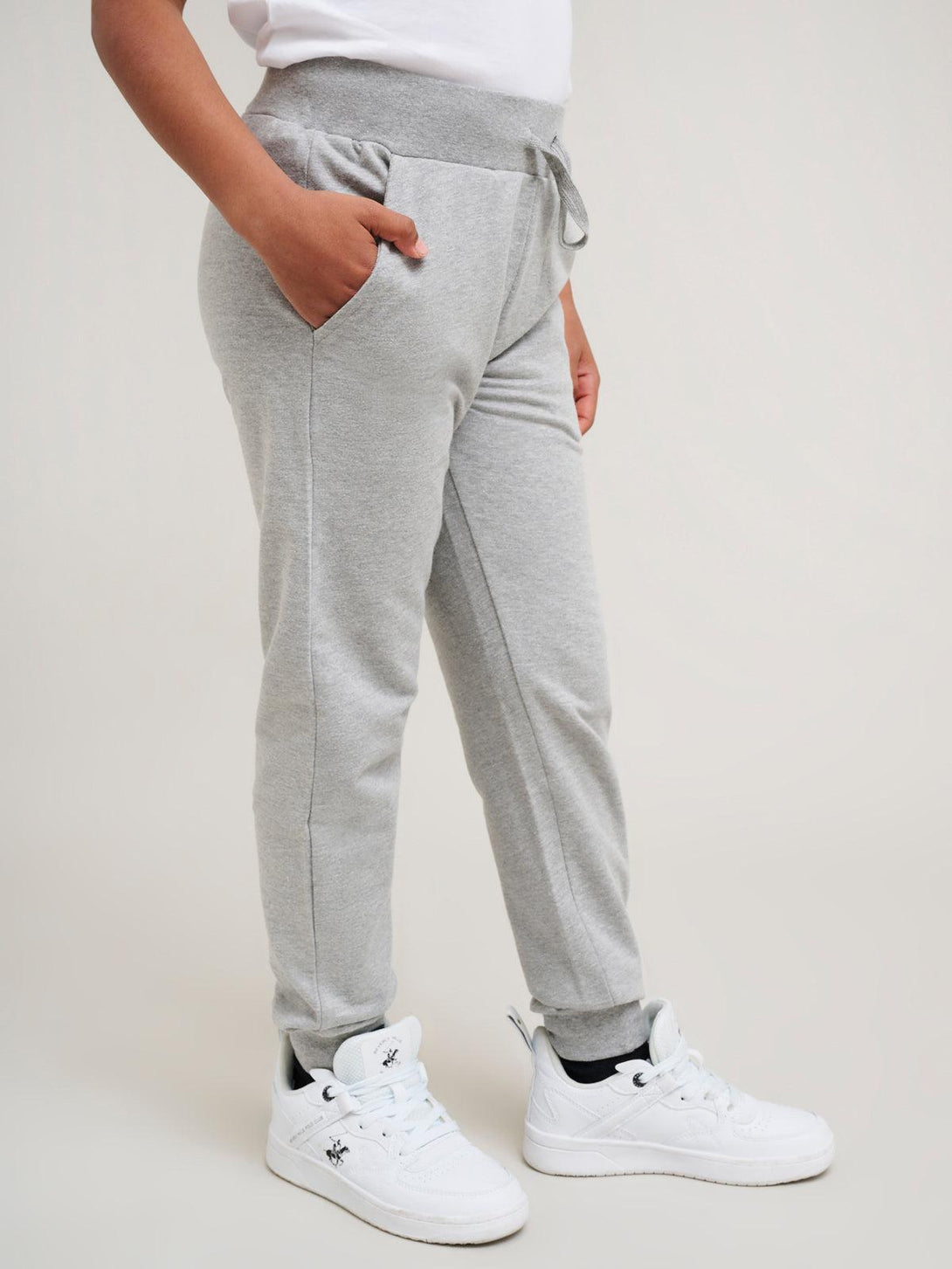 Beverly Hills Polo Club UK-JUNIOR POLO PONY JOGGERS GREY MELANGE