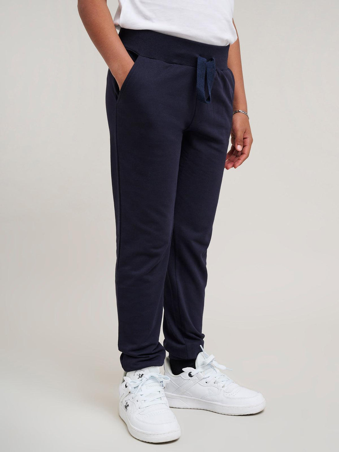 Beverly Hills Polo Club UK-JUNIOR POLO PONY JOGGERS NAVY