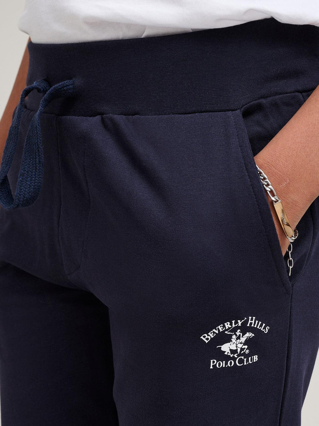 Beverly Hills Polo Club UK-JUNIOR POLO PONY JOGGERS NAVY