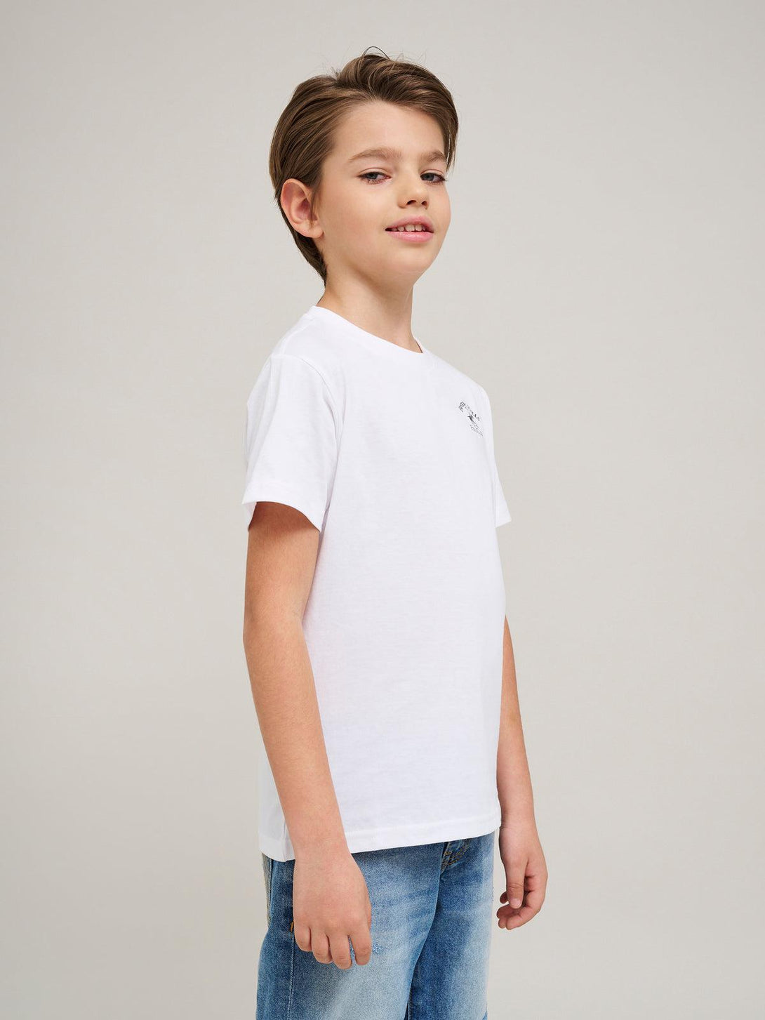 Beverly Hills Polo Club UK-JUNIOR POLO PONY T-SHIRT WHITE