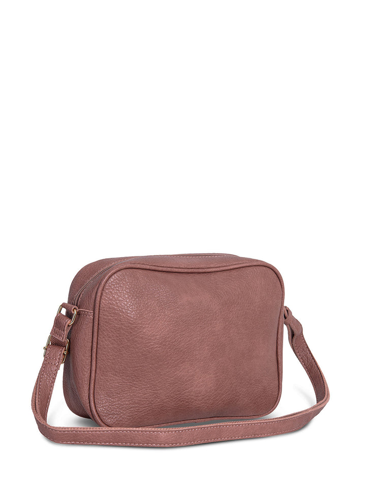 Beverly Hills Polo Club UK-LEATHER LOOK SLING BAG PINK
