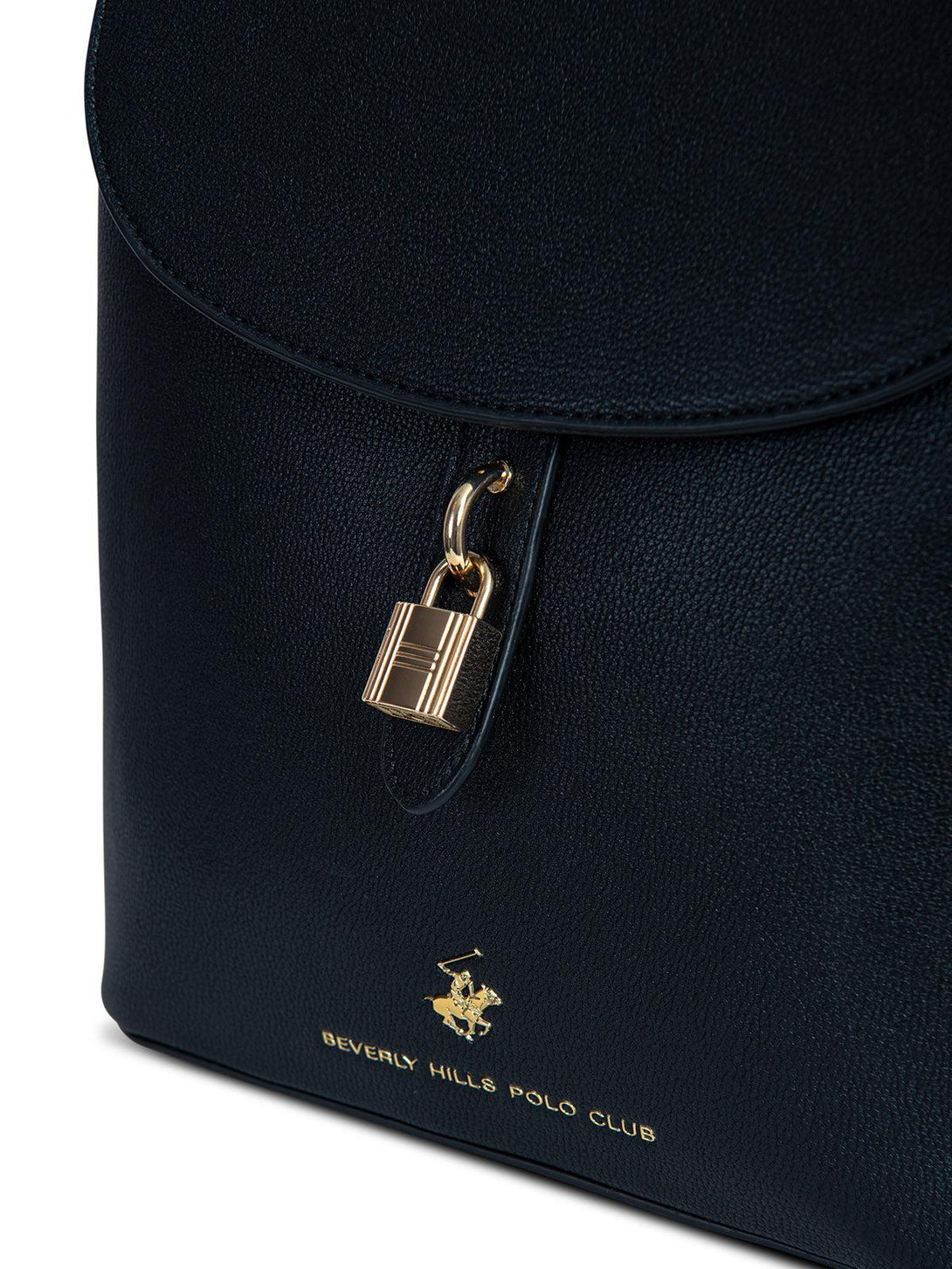 Beverly Hills Polo Club UK-LOCK BACKPACK BLACK