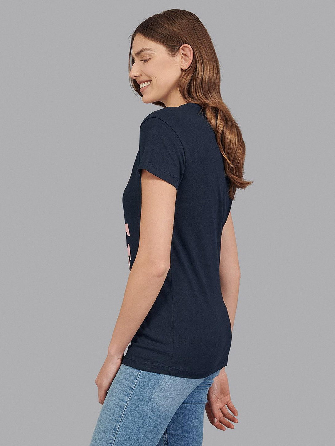 Beverly Hills Polo Club UK-LOVE LOGO T-SHIRT NAVY