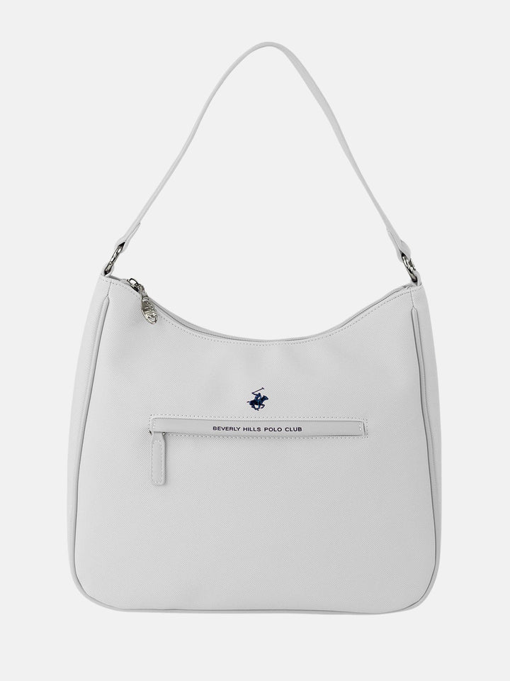 Beverly Hills Polo Club UK-MODERN SHOULDER BAG WHITE