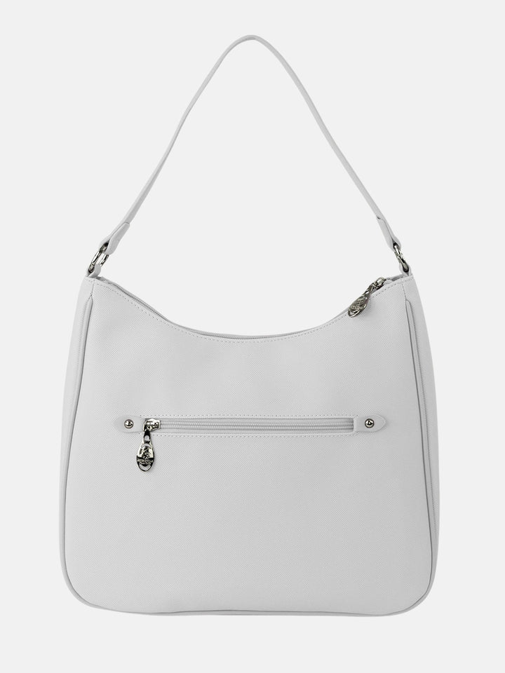 Beverly Hills Polo Club UK-MODERN SHOULDER BAG WHITE
