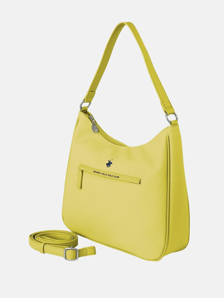 Beverly Hills Polo Club UK-MODERN SHOULDER BAG YELLOW