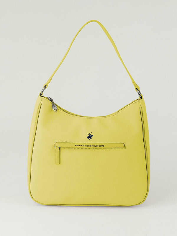 Beverly Hills Polo Club UK-MODERN SHOULDER BAG YELLOW