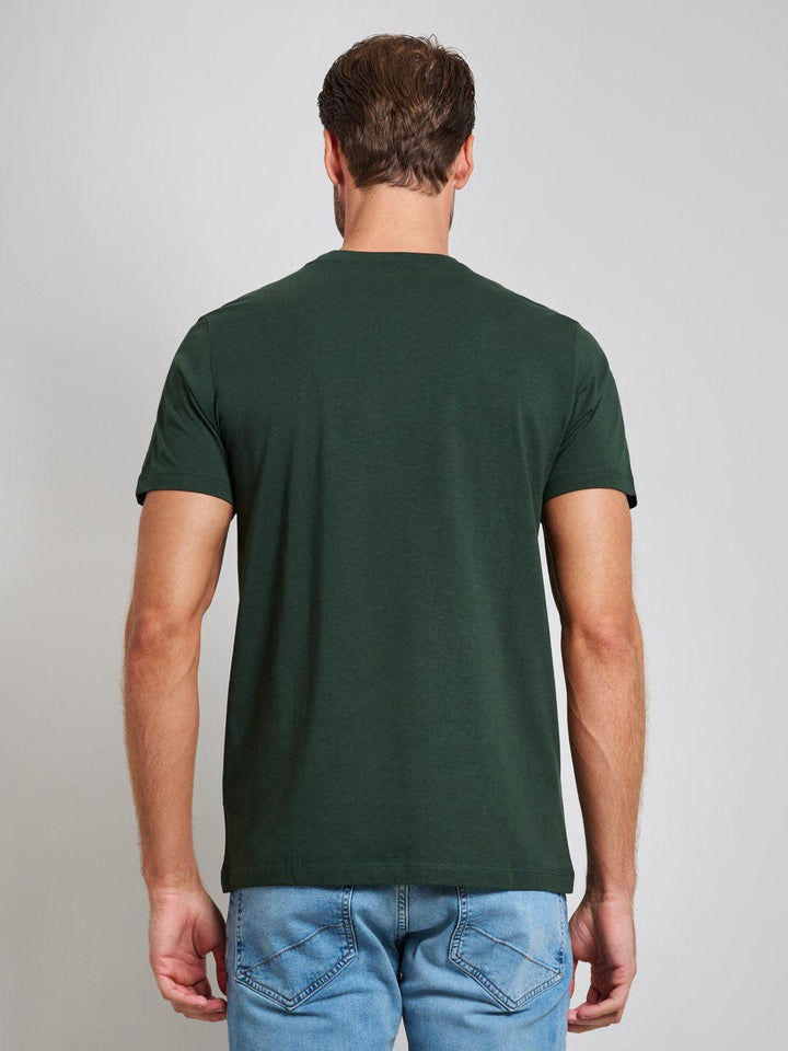Beverly Hills Polo Club UK-MODERN SLIM FIT T-SHIRT DARK FOREST GREEN