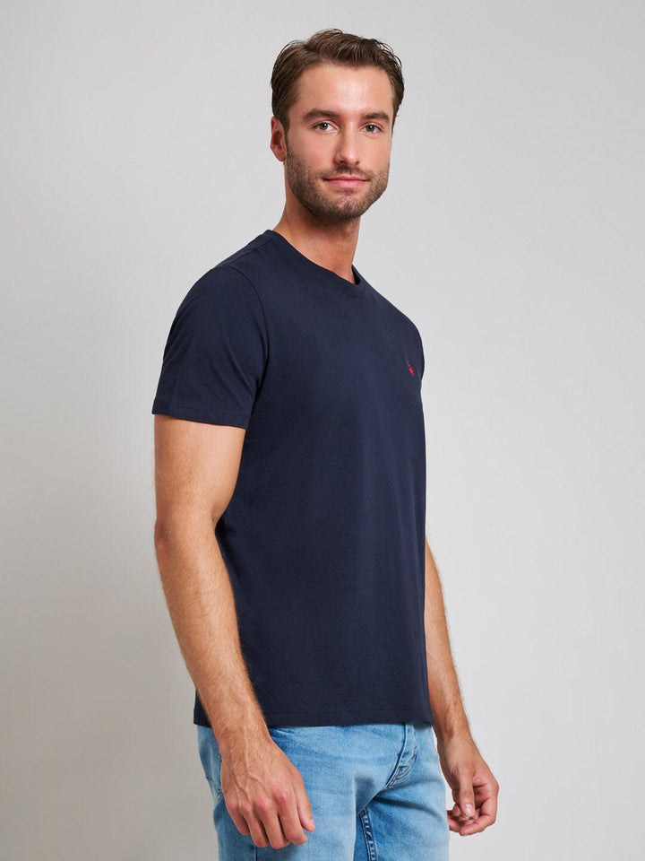 Beverly Hills Polo Club UK-MODERN SLIM FIT T-SHIRT DARK NAVY