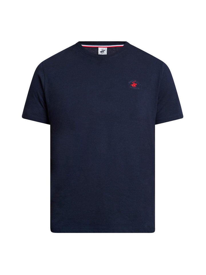 Beverly Hills Polo Club UK-MODERN SLIM FIT T-SHIRT DARK NAVY