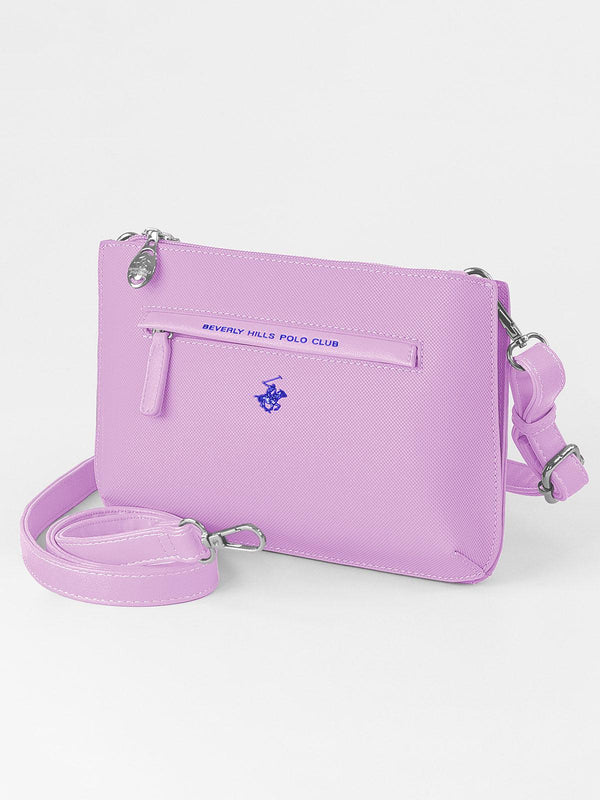 Beverly Hills Polo Club UK-MODERN SLING BAG LILAC