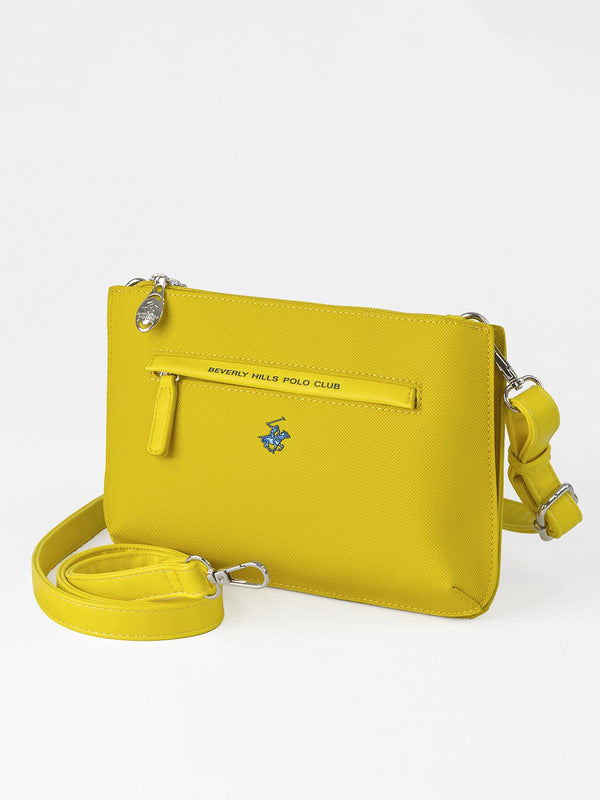 Beverly Hills Polo Club UK-MODERN SLING BAG YELLOW