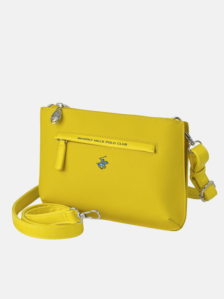 Beverly Hills Polo Club UK-MODERN SLING BAG YELLOW