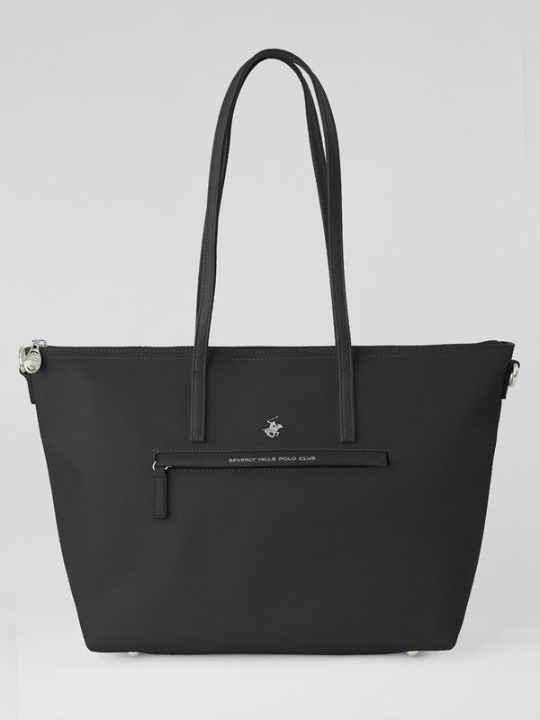 Beverly Hills Polo Club UK-MODERN TOTE BAG BLACK
