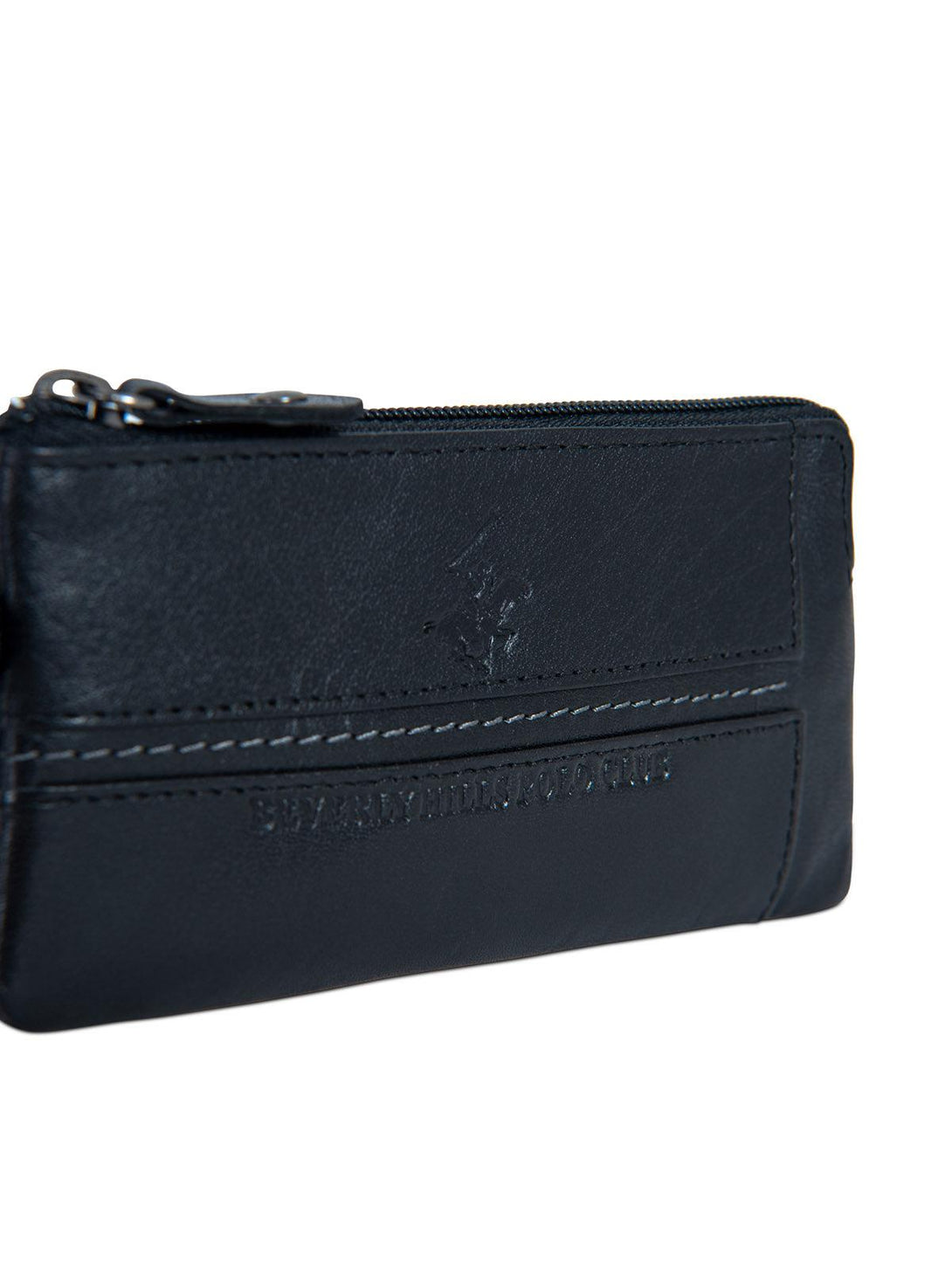 Beverly Hills Polo Club UK-MULTI ZIP COIN POUCH BLACK