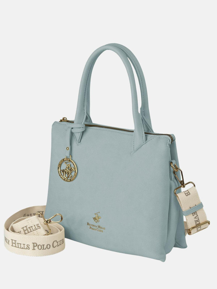 Beverly Hills Polo Club UK-PENDANT HAND BAG AZZURRO BLUE