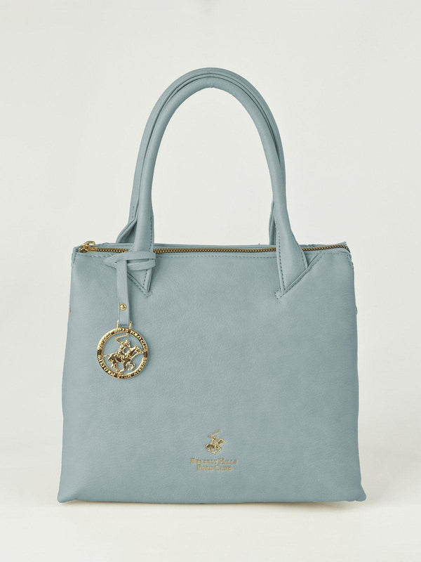 Beverly Hills Polo Club UK-PENDANT HAND BAG AZZURRO BLUE