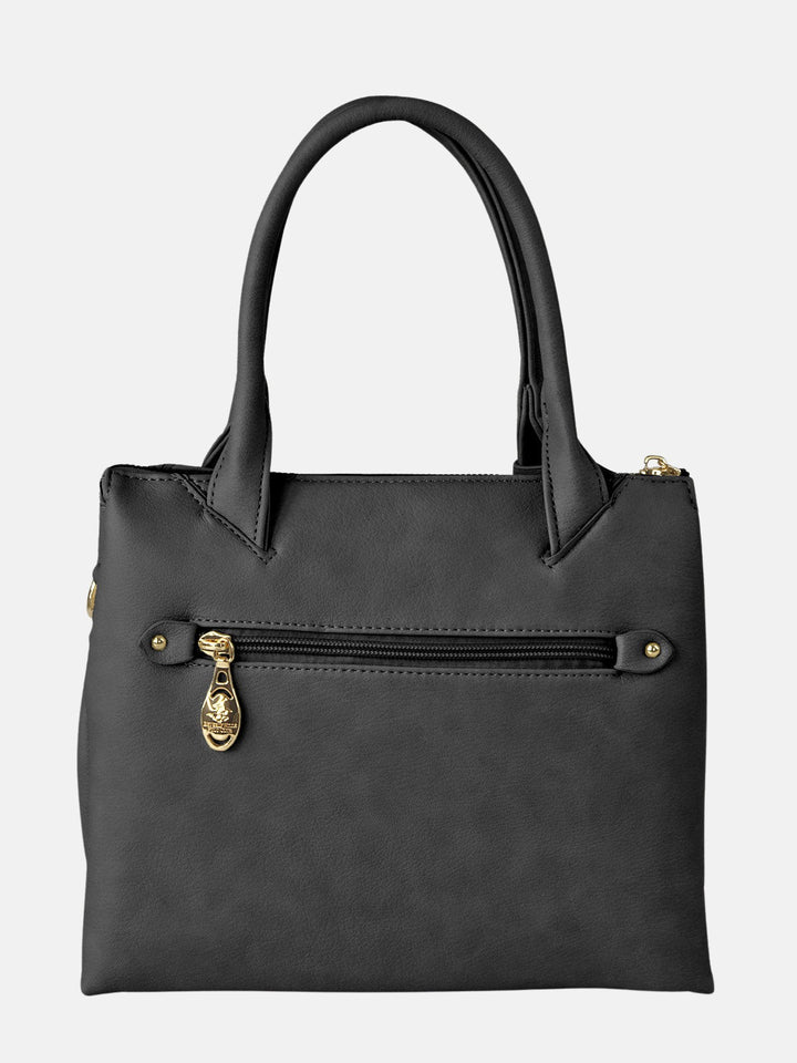 Beverly Hills Polo Club UK-PENDANT HAND BAG BLACK