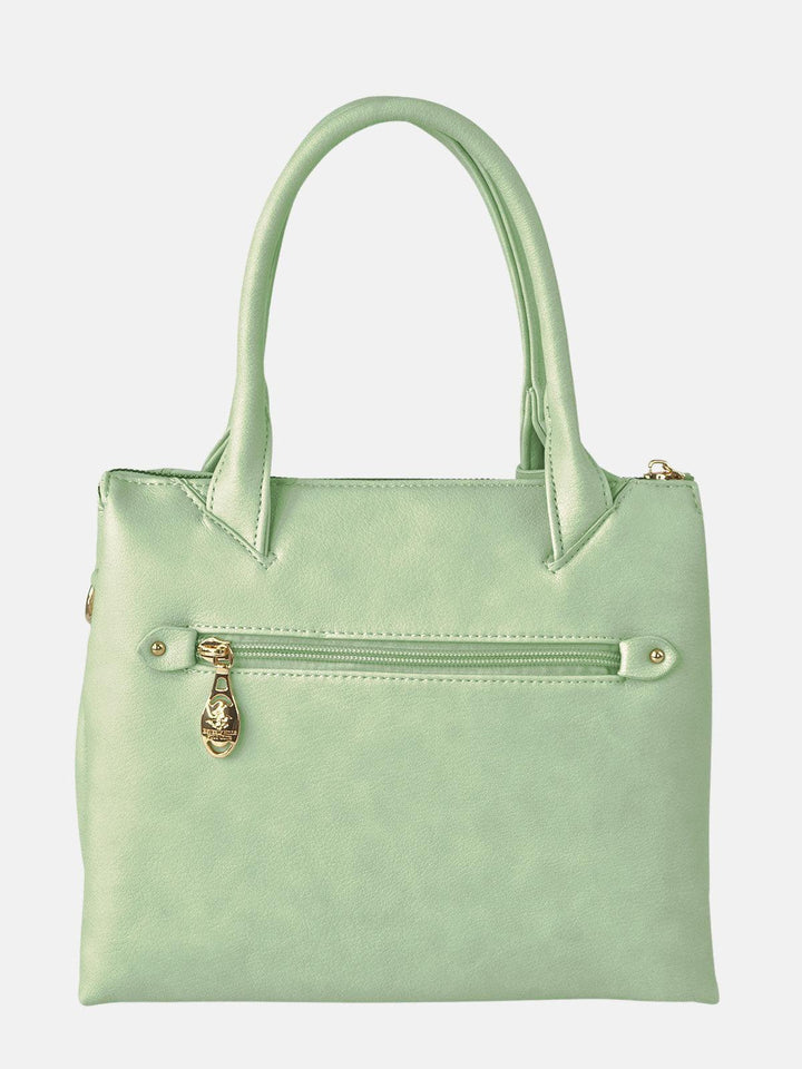 Beverly Hills Polo Club UK-PENDANT HAND BAG PISTACHIO