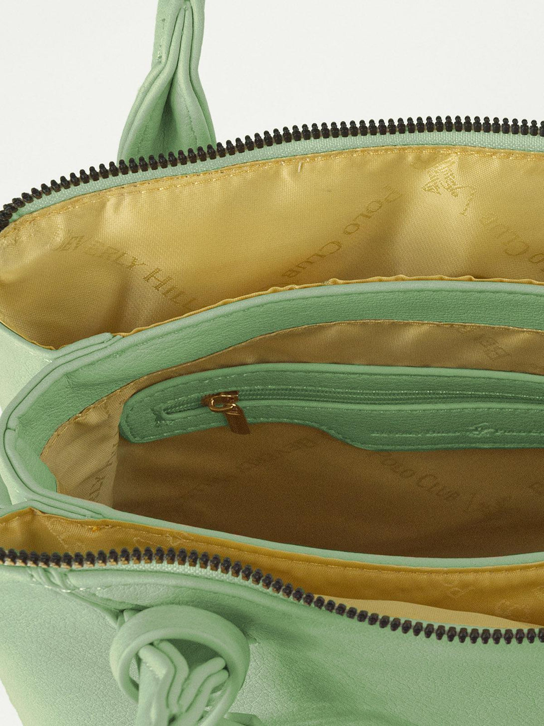 Beverly Hills Polo Club UK-PENDANT HAND BAG PISTACHIO