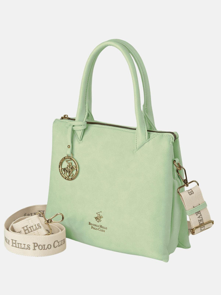 Beverly Hills Polo Club UK-PENDANT HAND BAG PISTACHIO