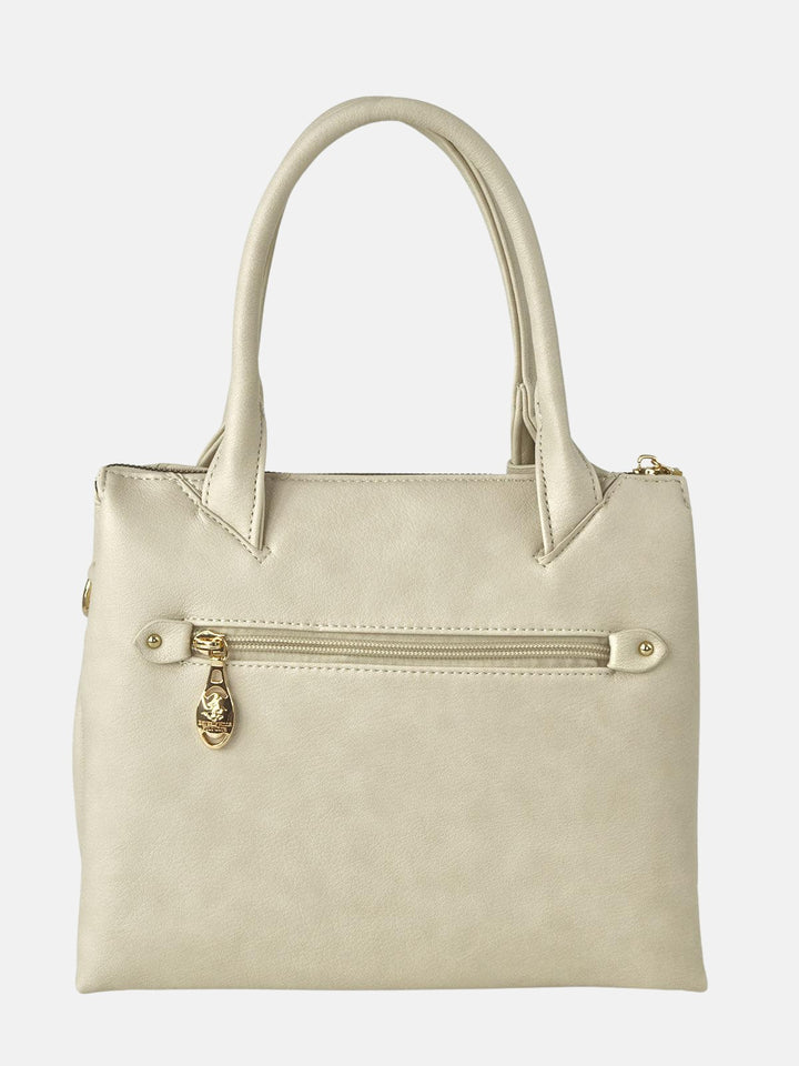 Beverly Hills Polo Club UK-PENDANT HAND BAG WINTER WHITE