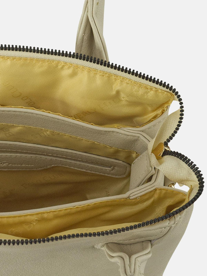 Beverly Hills Polo Club UK-PENDANT HAND BAG WINTER WHITE