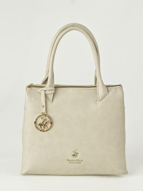 Beverly Hills Polo Club UK-PENDANT HAND BAG WINTER WHITE