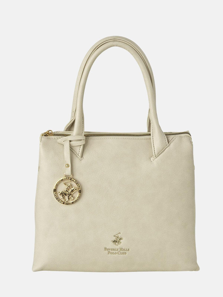 Beverly Hills Polo Club UK-PENDANT HAND BAG WINTER WHITE