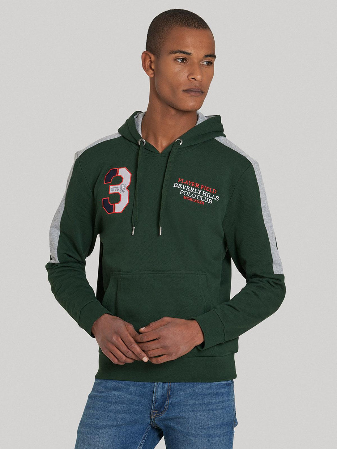 Beverly Hills Polo Club UK-PLAYER FIELD HOODIE MUSK