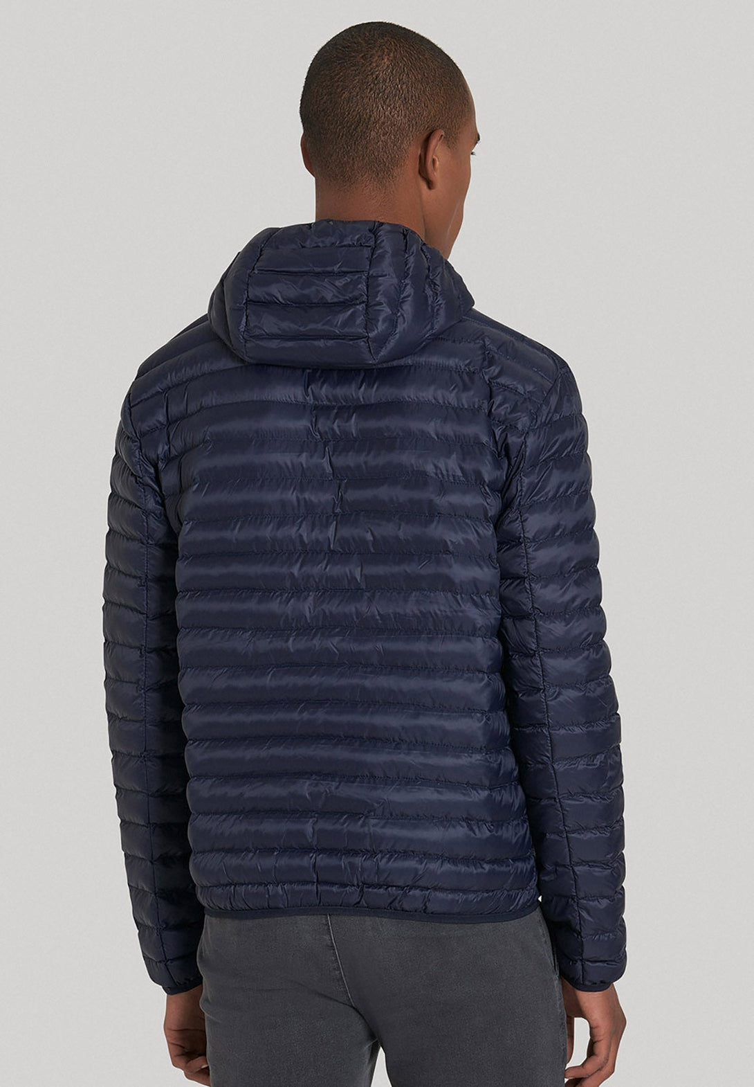 Beverly Hills Polo Club UK-POLO CLUB HOODED DOWN JACKET NAVY