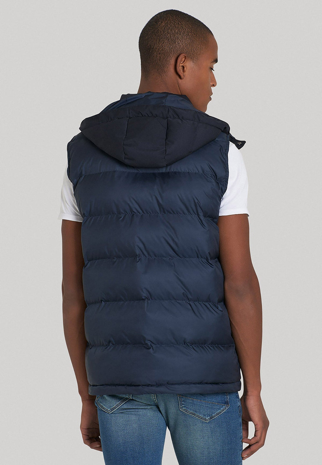 Beverly Hills Polo Club UK-POLO CLUB HOODED GILET NAVY