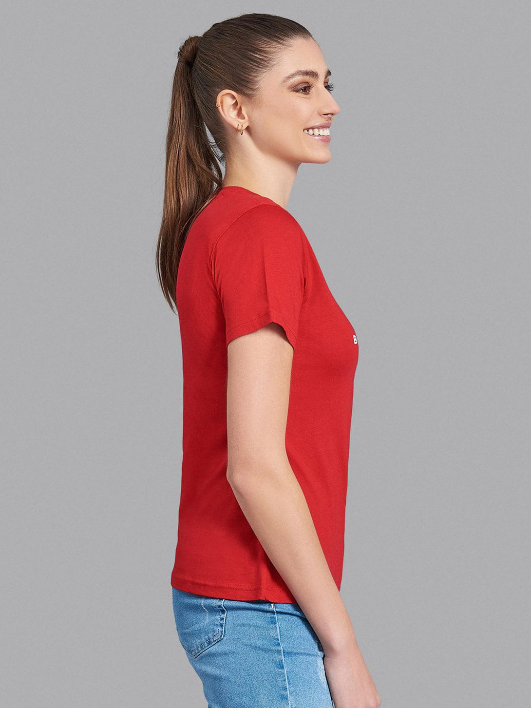 Beverly Hills Polo Club UK-POLO CLUB T-SHIRT AA RED