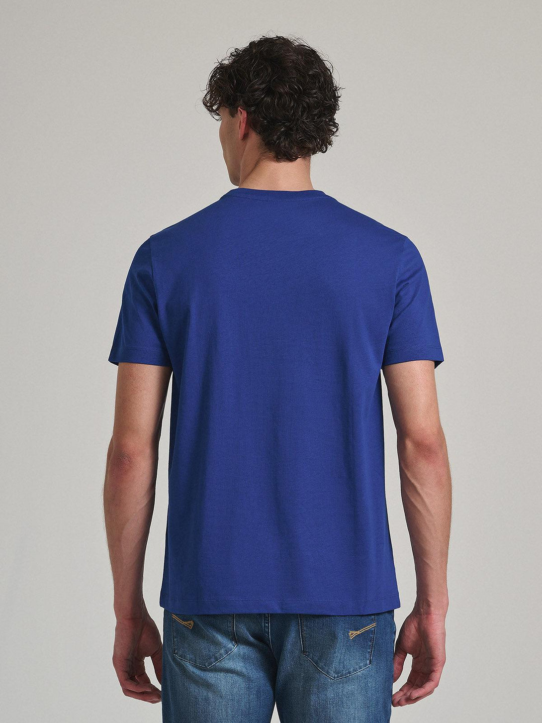 Beverly Hills Polo Club UK-POLO CLUB T-SHIRT DARK ROYAL