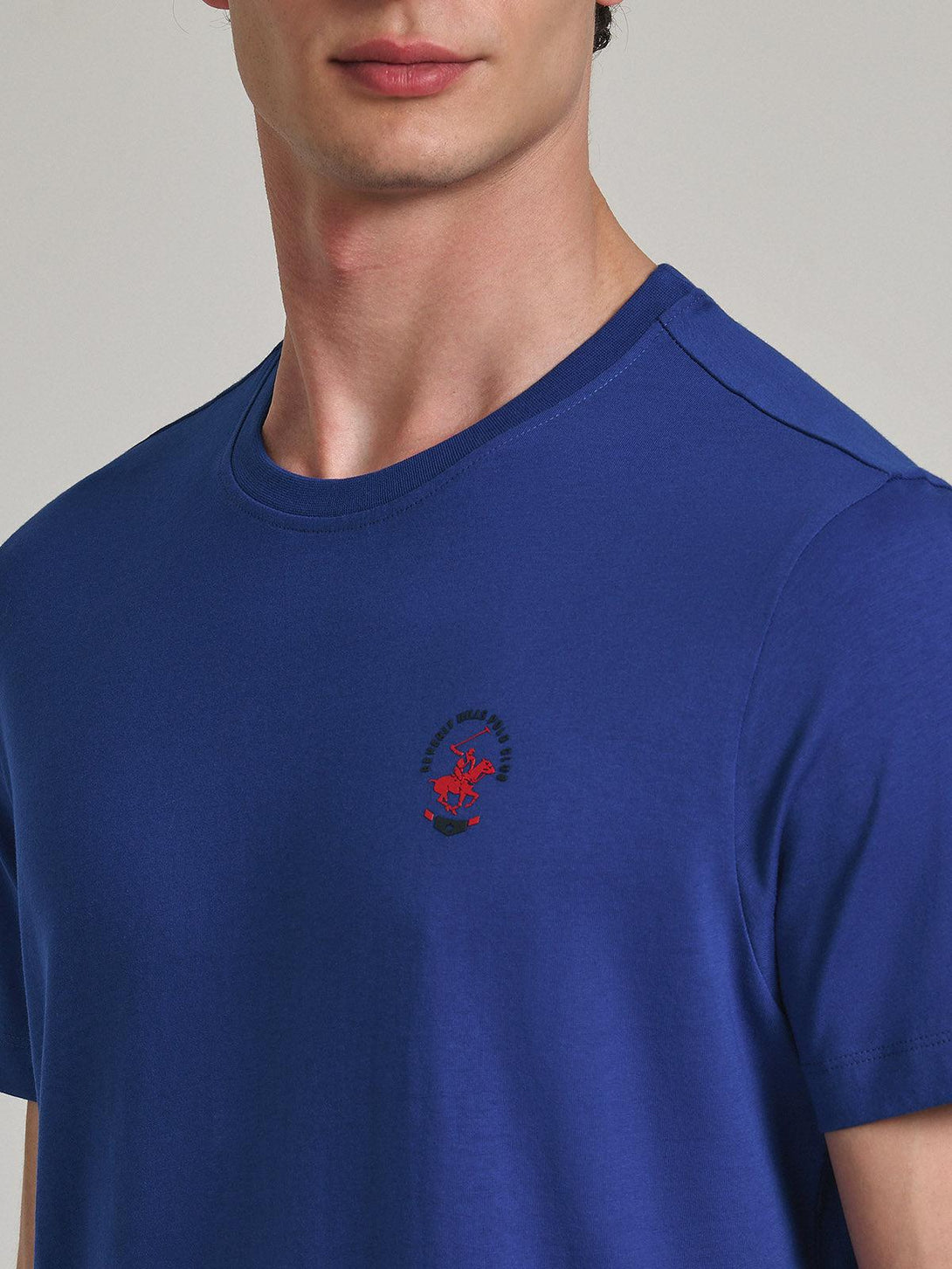 Beverly Hills Polo Club UK-POLO CLUB T-SHIRT DARK ROYAL