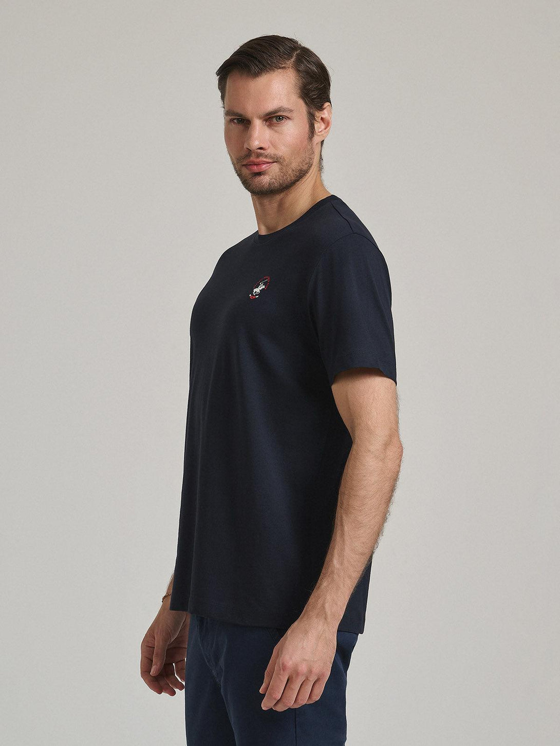 Beverly Hills Polo Club UK-POLO CLUB T-SHIRT NAVY