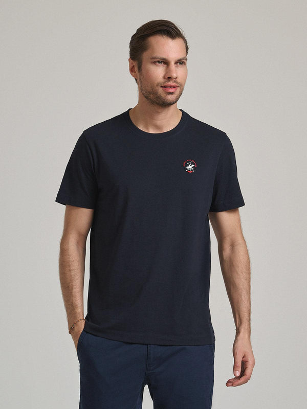 Beverly Hills Polo Club UK-POLO CLUB T-SHIRT NAVY