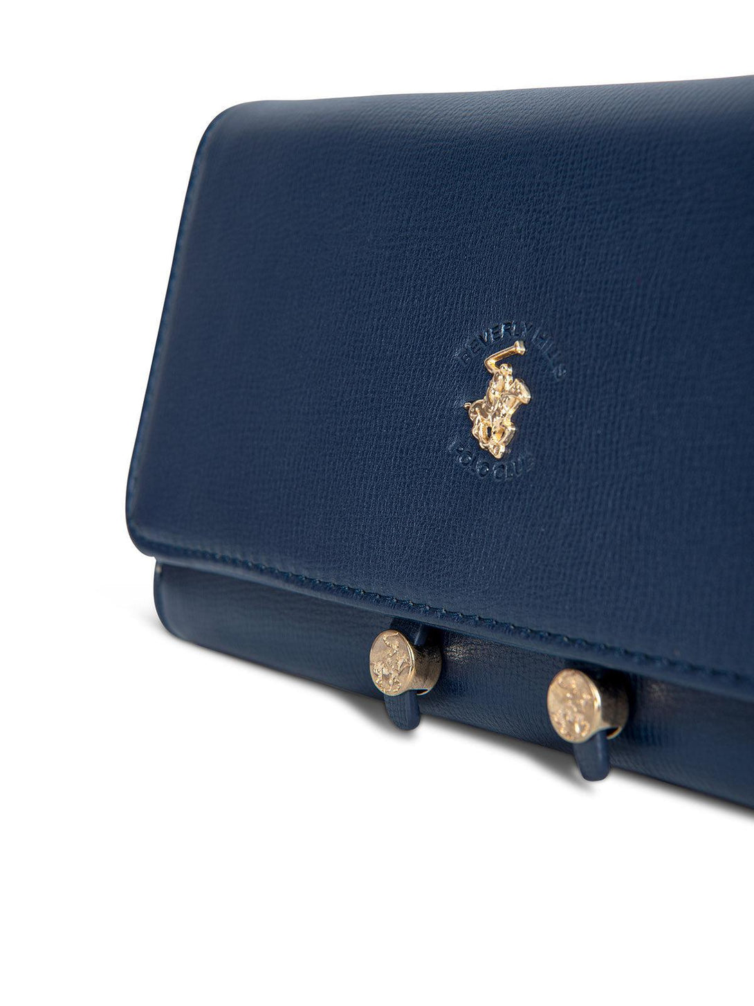 Beverly Hills Polo Club UK-POLO PONY CHAIN WALLET NAVY