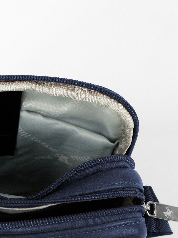 Beverly Hills Polo Club UK-POLO PONY CROSSOVER BAG NAVY