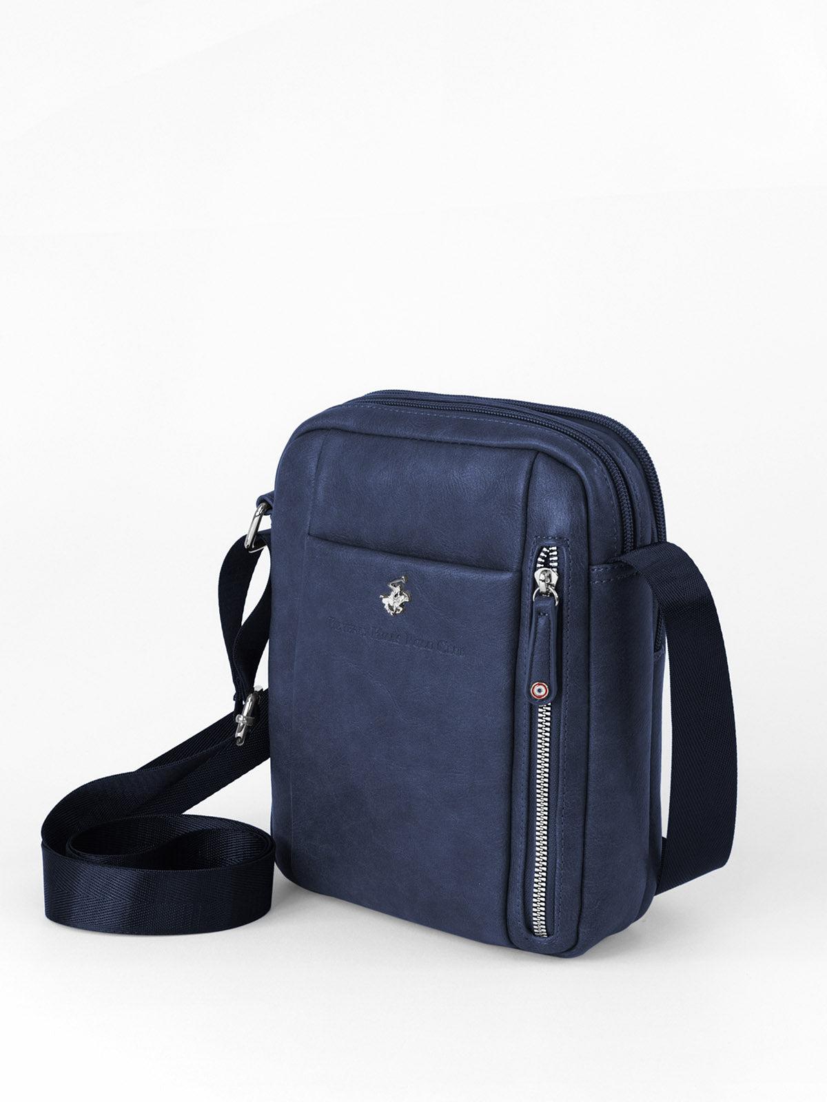Beverly Hills Polo Club UK-POLO PONY CROSSOVER BAG NAVY