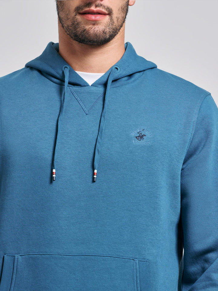 Beverly Hills Polo Club UK-POLO PONY HOODIE MARINE BLUE