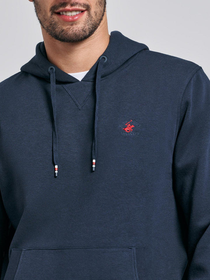 Beverly Hills Polo Club UK-POLO PONY HOODIE NAVY