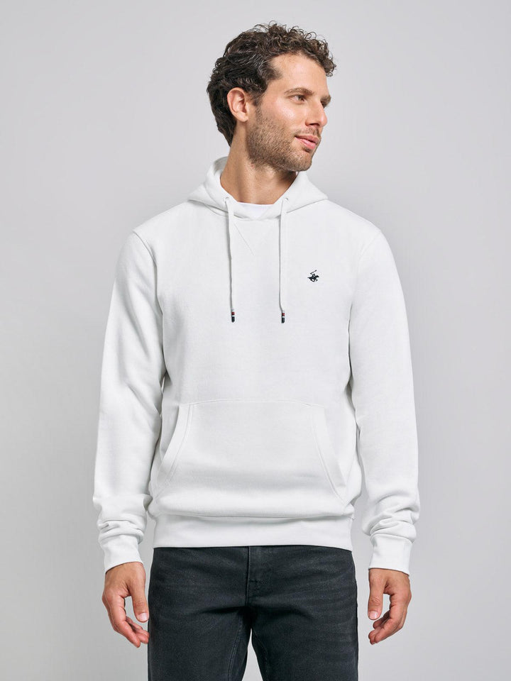 Beverly Hills Polo Club UK-POLO PONY HOODIE WINTER WHITE