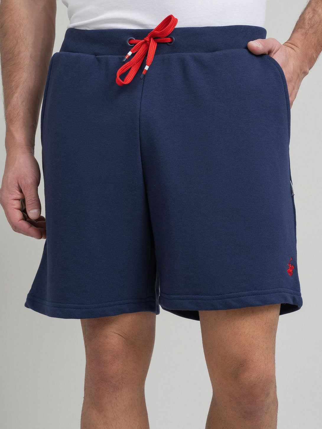 Beverly Hills Polo Club UK-POLO PONY JOGGING SHORTS BLUE