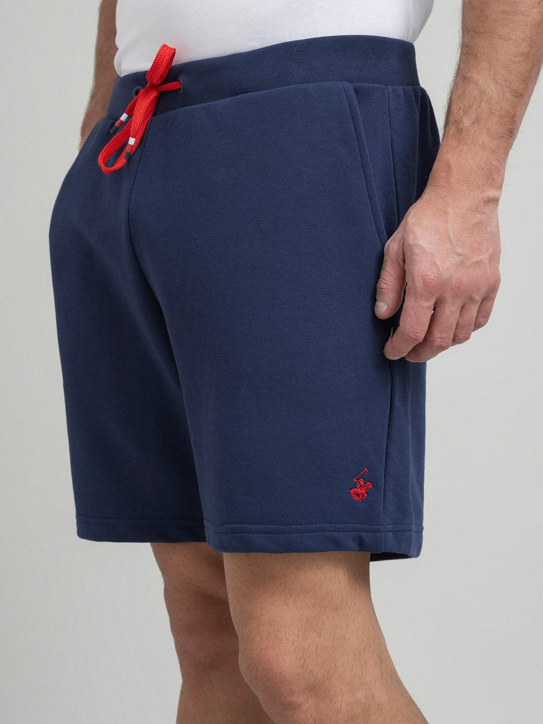 Beverly Hills Polo Club UK-POLO PONY JOGGING SHORTS BLUE