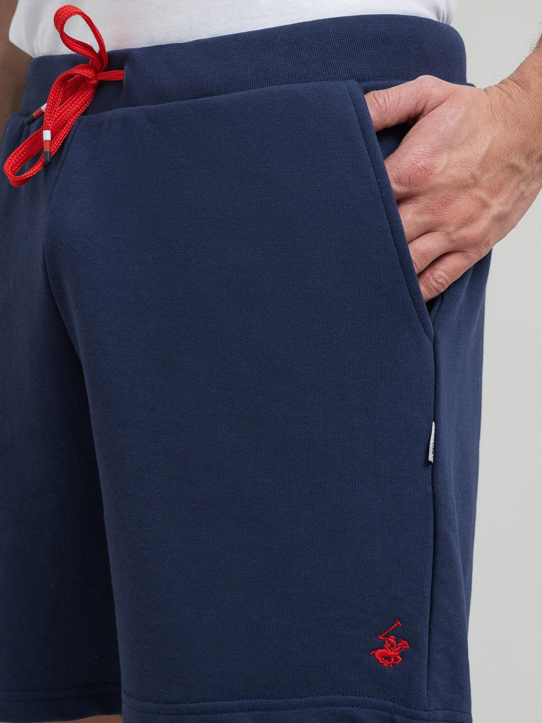 Beverly Hills Polo Club UK-POLO PONY JOGGING SHORTS BLUE