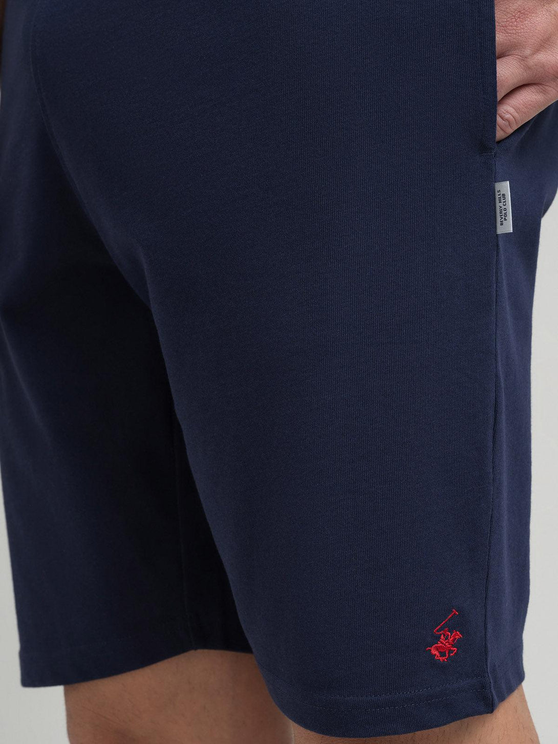 Beverly Hills Polo Club UK-POLO PONY JOGGING SHORTS NAVY TONAL